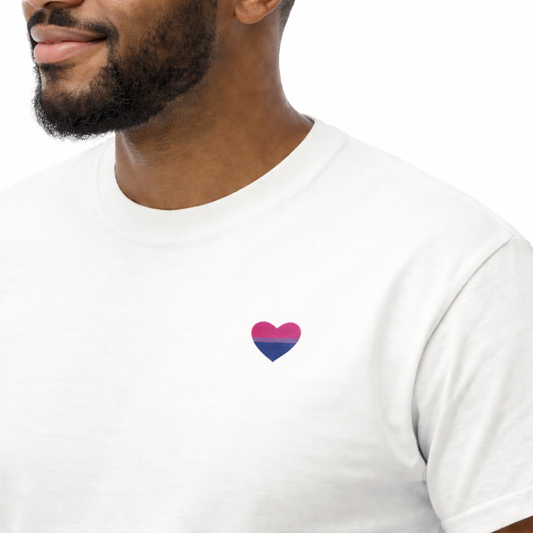 Shirt - Herz - Bisexuell - Stick (neu)