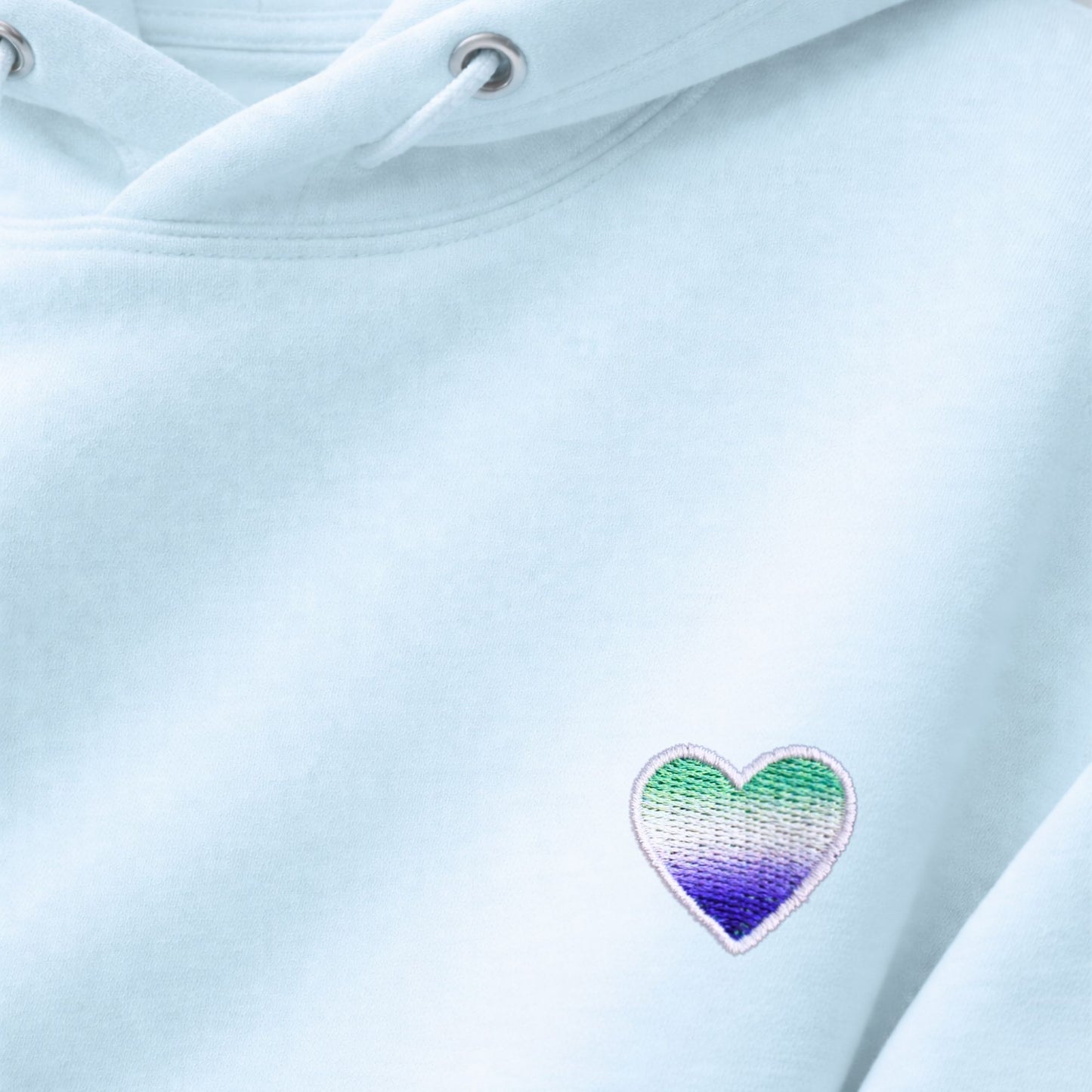 Hoodie - Herz - Gay (Bestickt)