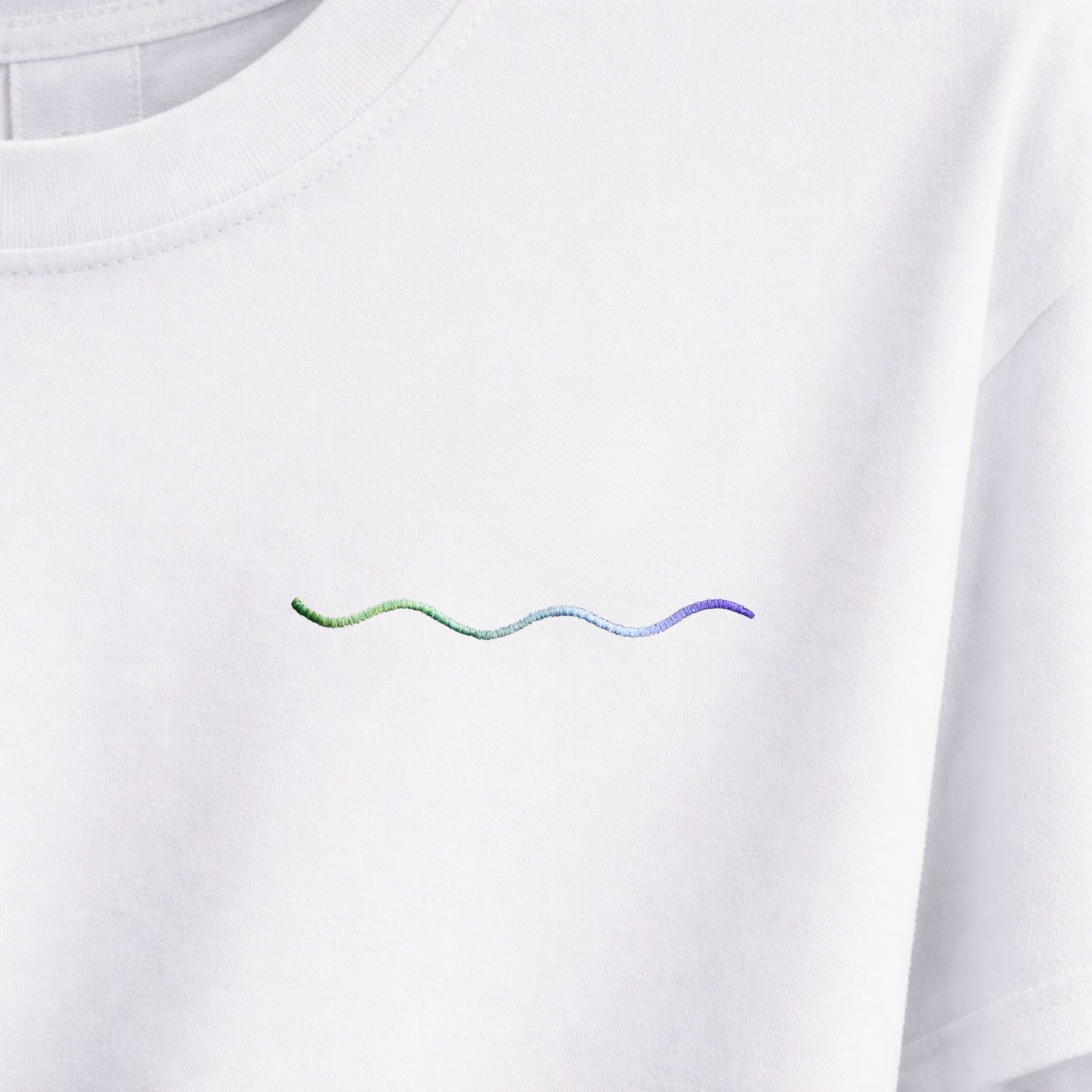 Premium Shirt - Welle - Gay (Bestickt)