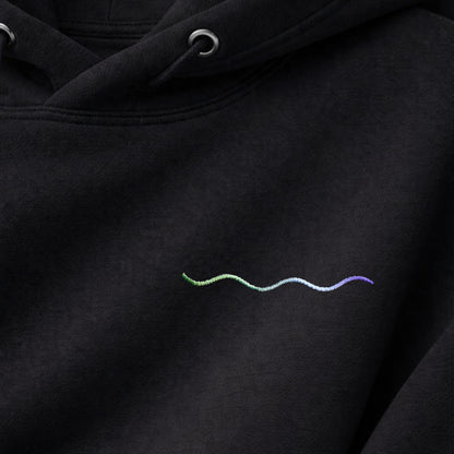 Hoodie - Welle - Gay (Bestickt)
