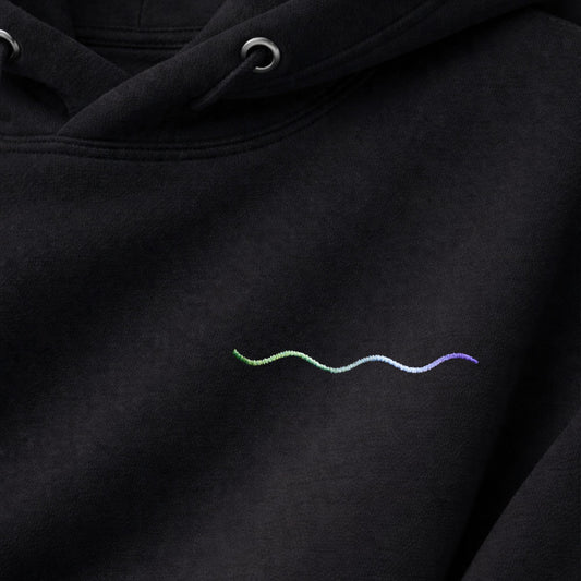 Hoodie - Welle - Gay (Bestickt)