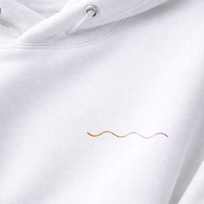 Hoodie - Welle - Lesbisch (Bestickt)