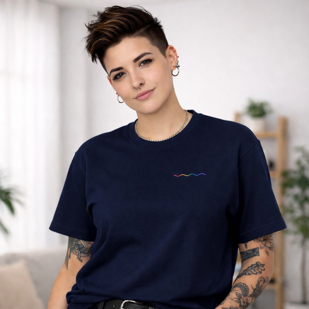 Shirt - Welle - Queer - Stick (neu)