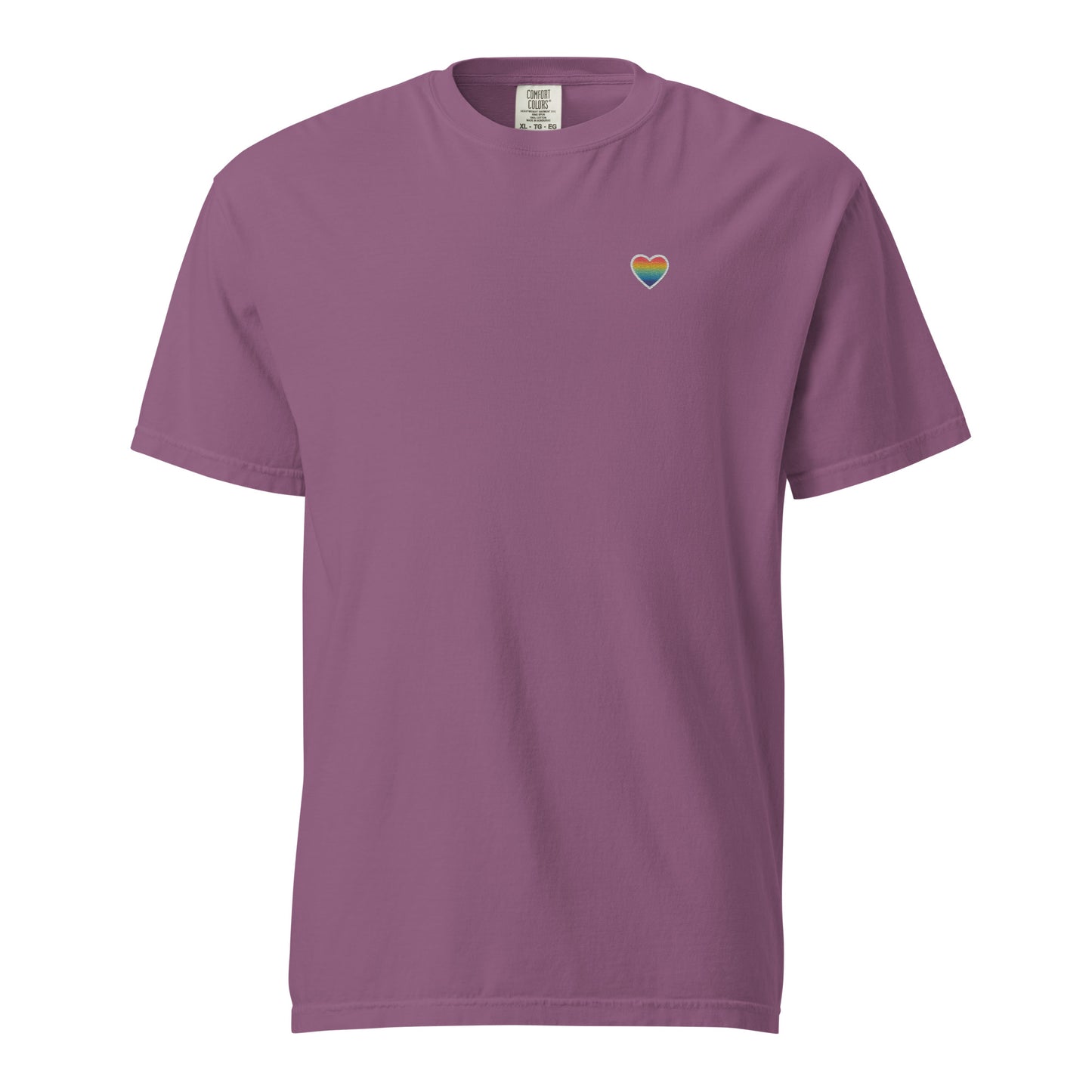 Premium Shirt - Herz - Queer (Bestickt)