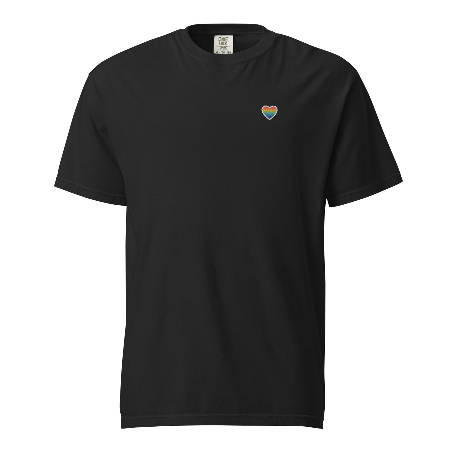 Premium Shirt - Herz - Queer (Bestickt)
