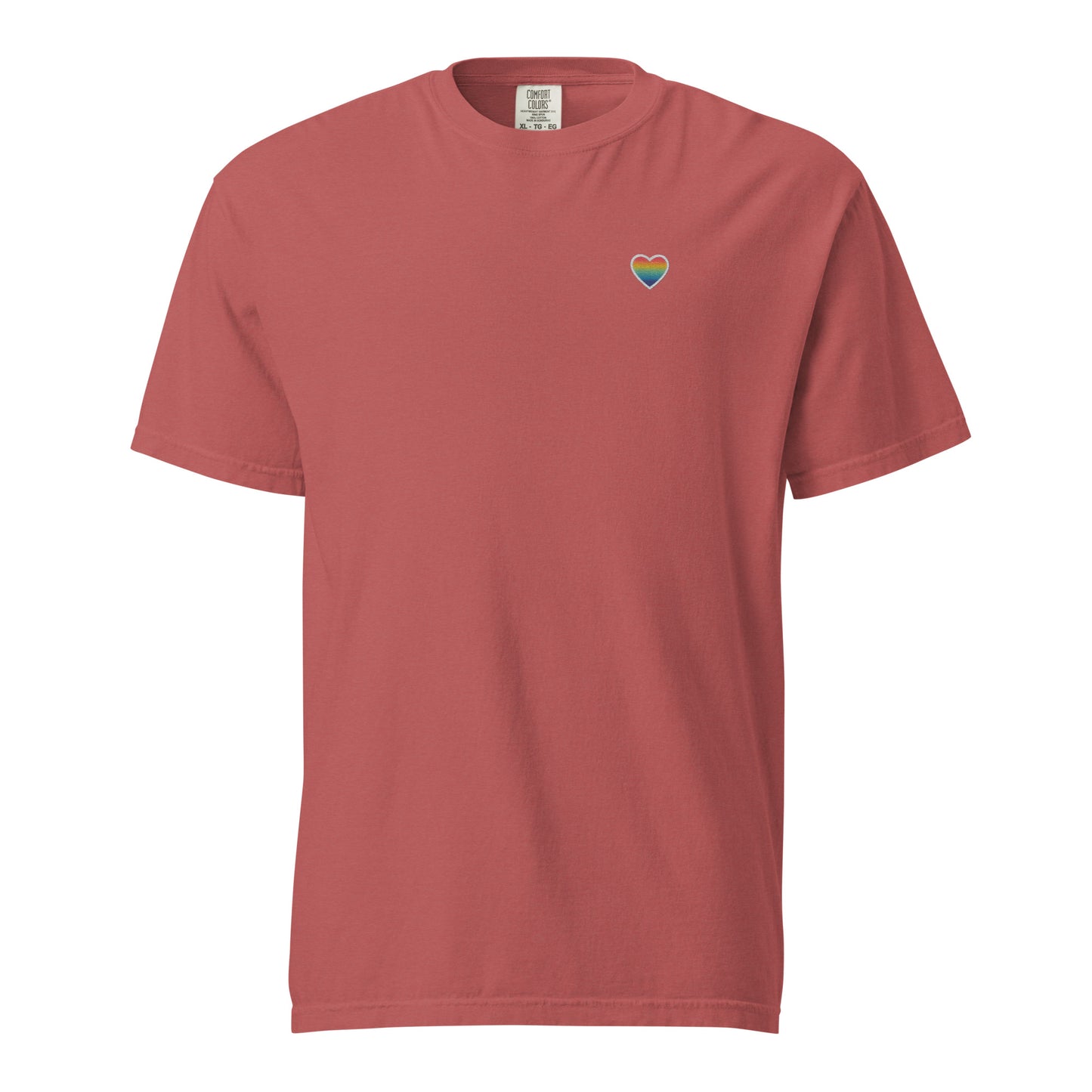 Premium Shirt - Herz - Queer (Bestickt)