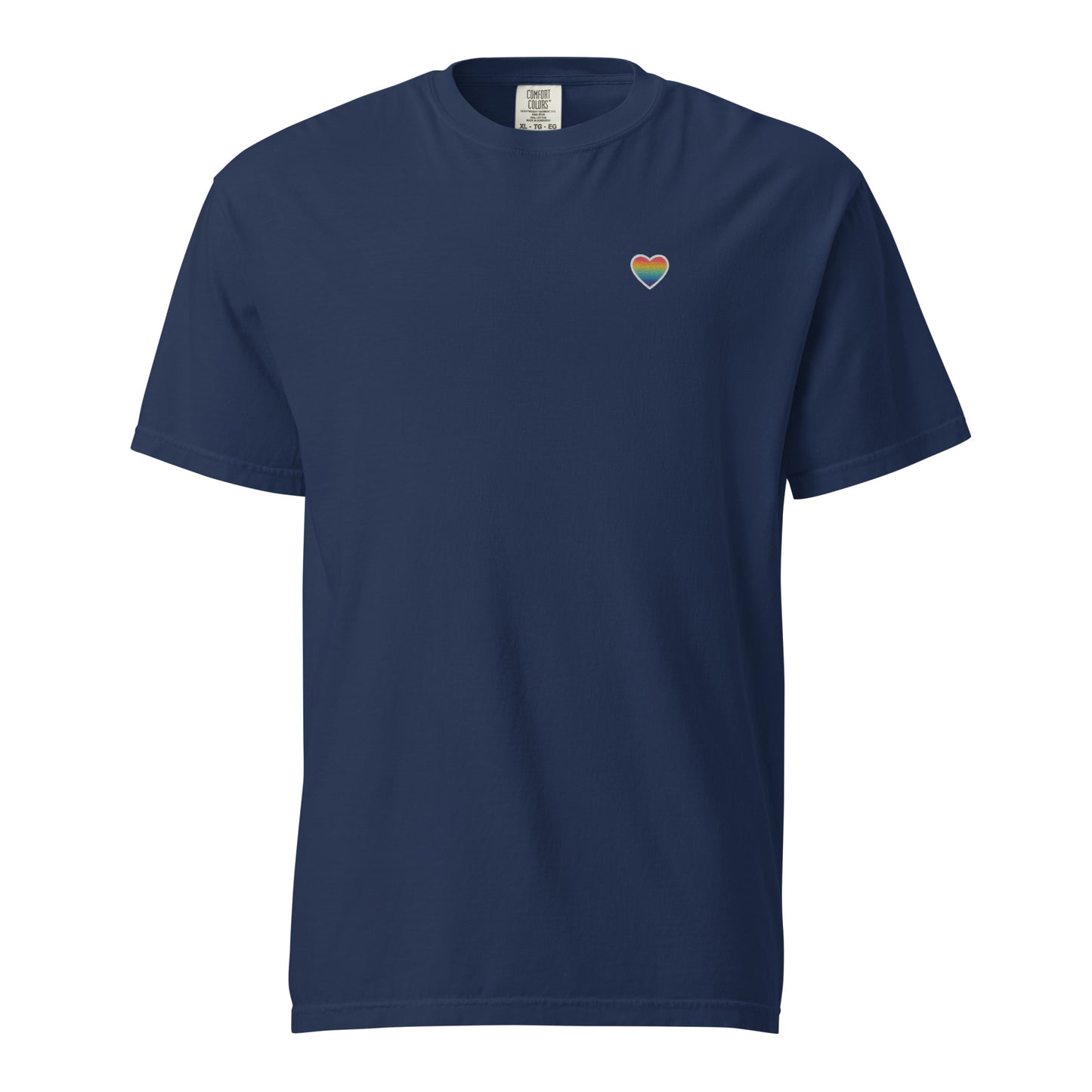Premium Shirt - Herz - Queer (Bestickt)
