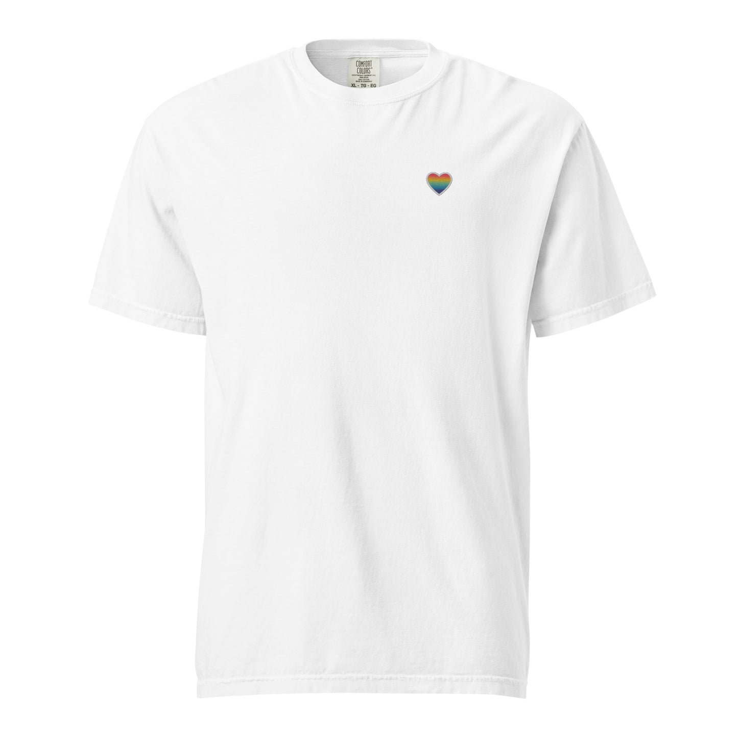 Premium Shirt - Herz - Queer (Bestickt)