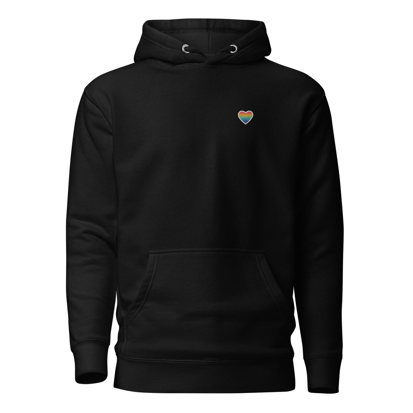 Hoodie - Herz - Queer (Bestickt)