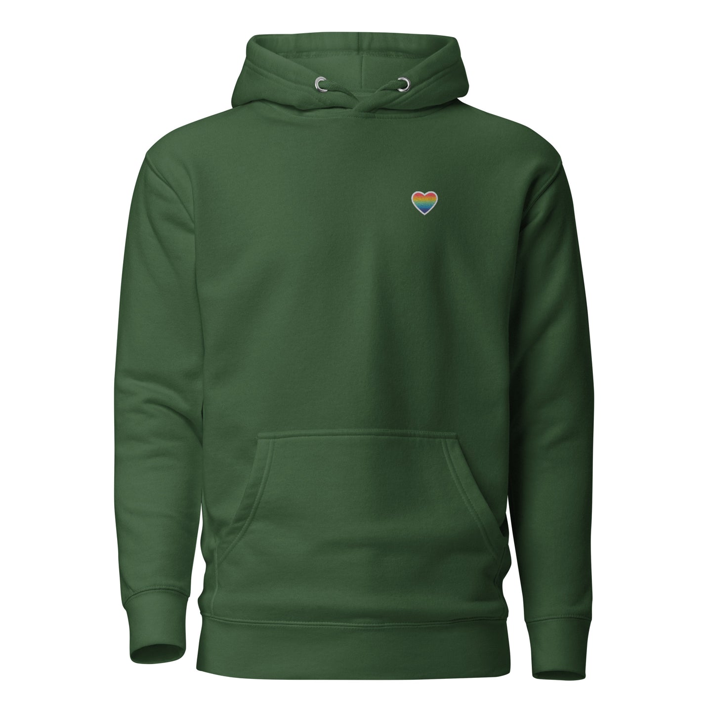 Hoodie - Herz - Queer (Bestickt)