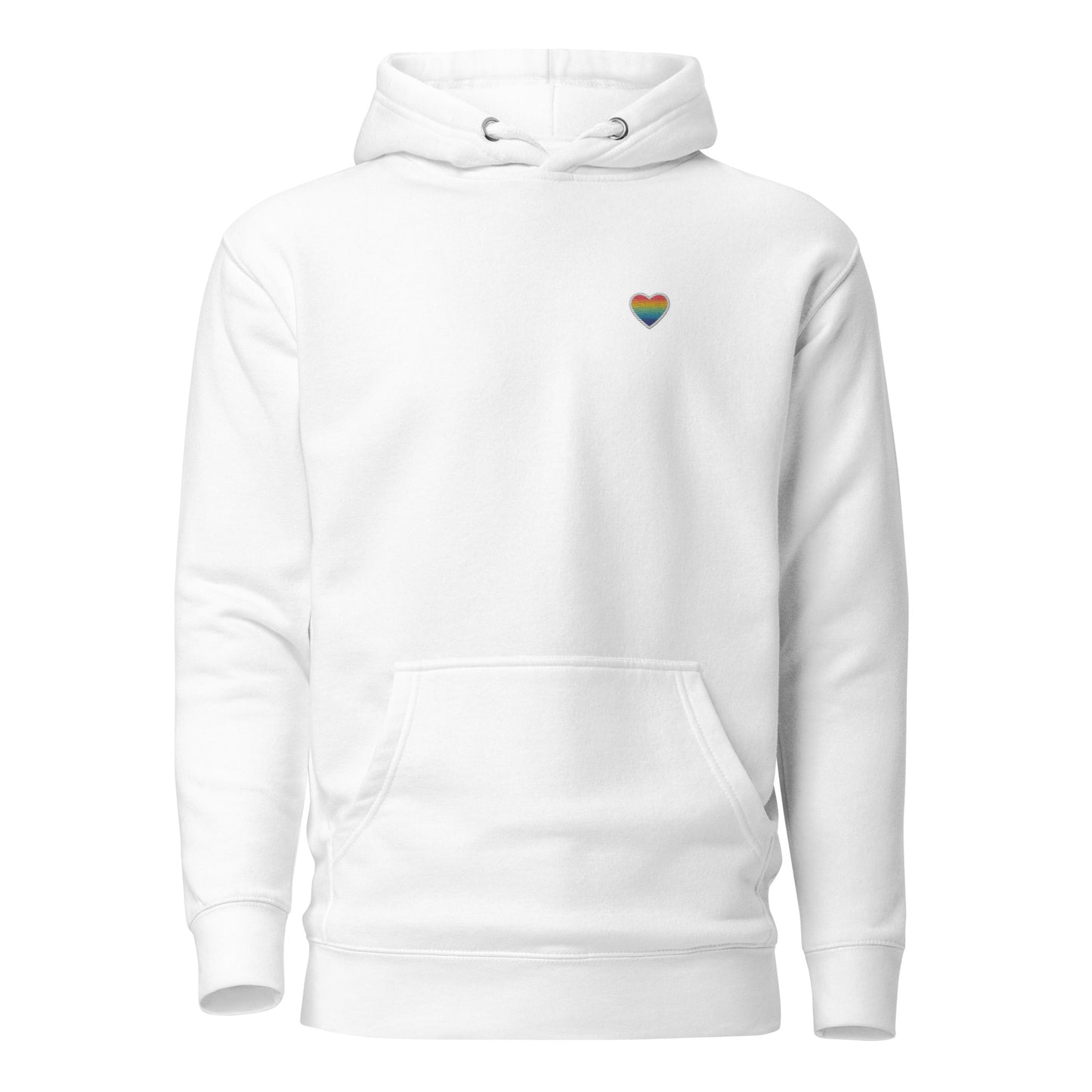 Hoodie - Herz - Queer (Bestickt)