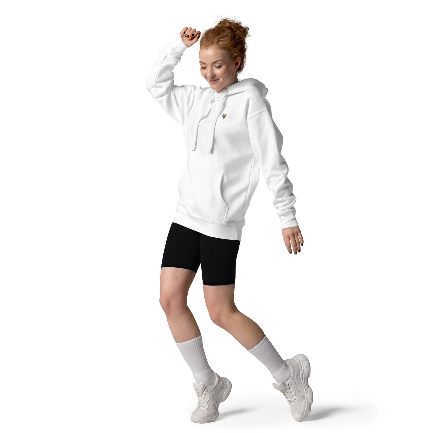 Hoodie - Herz - Queer (Bestickt)